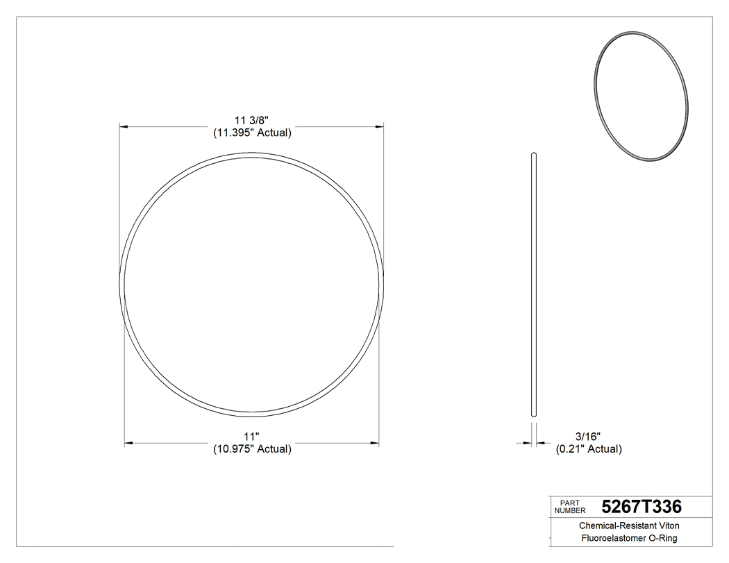Technical drawing - 5267T336